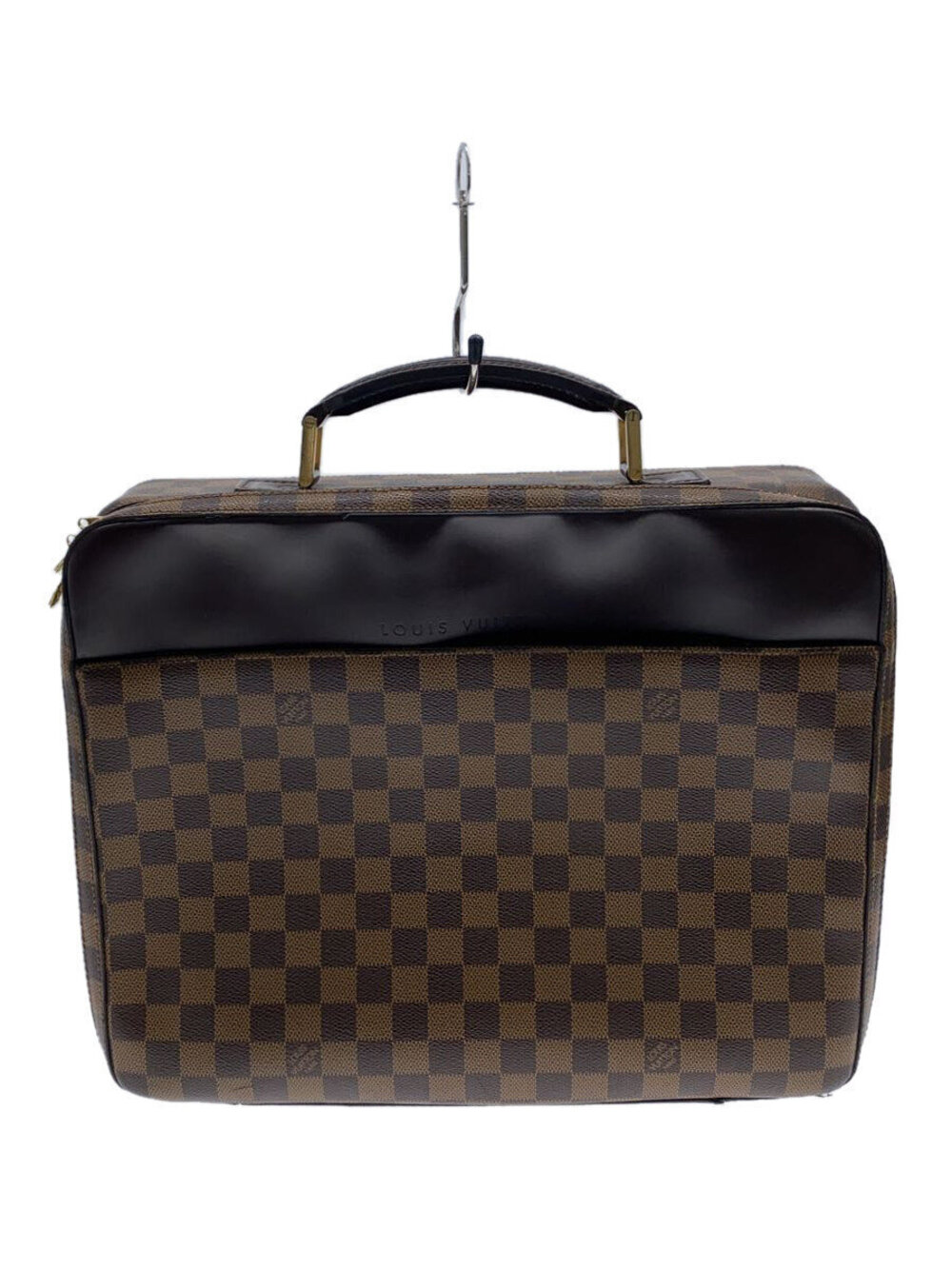 LOUIS VUITTON Porte Ordinateur Savanna Damier Ebene Brown